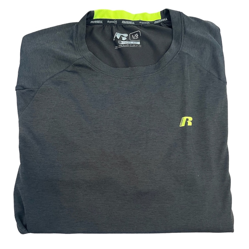 🔴🔴🔴SOLD🔴🔴🔴Russell Men's Dri-Power 360 Training Fit Shirt Size Large GUC - Picture 1 of 4